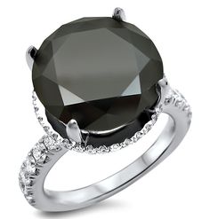 Colored Diamond Engagement Rings, Black Diamond Rings, Round Diamond Halo, Black Diamond Ring, Round Diamond Engagement Rings, Dream Ring, Diamond Halo, Gold Jewelry Fashion