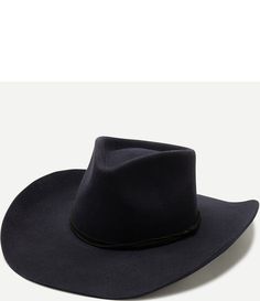 From Wyeth&#x2C; the Vega Wool Cowboy Hat features:WoolSuede trimTeardrop crownOne sizeVelcro size adjuster tucked inside the inner sweatband for a customizable fitApprox. 4.75" crown&#x2C; 3.5" brimImported. Cool Belt Buckles, Quality Hats, Cowboy Hat, Dillard's, Wide Brimmed, Sun Hats, Belt Buckles, Suede Leather, Cowboy Hats