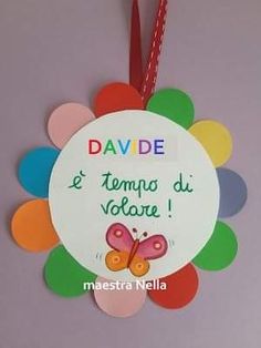 a sign hanging from the side of a wall that says davide e tempo di volore