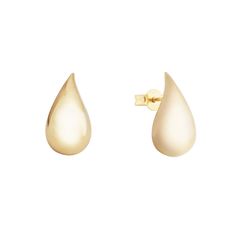 Yellow Gold Water Drop Stud Earrings. 22 K Gold Drops Earrings, Affordable Oval Elegant Earrings, Cheap Gold Round Bridal Earrings, Cheap Yellow Gold Pearl Earrings, Cheap Elegant Oval Earrings, Ring Bracelet Chain, Gold Water, Tear Drop Earrings, Diamond Bracelets