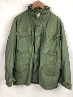 M65 Jacket, M65 Field Jacket, Men's Apparel, Field Jacket, Military Jacket, Work Wear, Dresser, The Past, Size Medium