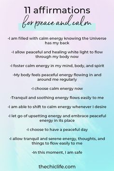 Affirmation For Spiritual Growth, Focus Affirmations Mantra, Feel Good Affirmations, Relaxation Affirmations, Calm Affirmations, Manifest Peace, Affirmations For Healing