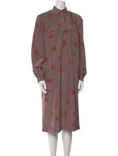 Lanvin ShirtdressBrownFloral PrintLong Sleeve with CollarButton Closure at FrontDesigner Fit: Dresses by Lanvin typically fit true to size. Lanvin Polymid Coat, Messenger Bag Backpack, Saint Laurent Bag, Waist Bags, Backpack Travel Bag, Midi Length Dress, Sweater Pants, Hat Shop, Balenciaga City Bag