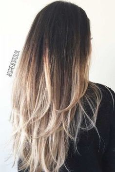 Asian Fine Hair Styles, Partial Balayage, Hair Caramel, Brown Ombre Hair Color, Black Hair Ombre, Ash Blonde Ombre