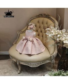 Shop blush pink lace couture flower girl dress with flowers pageant dress for girls online. Super cute styles with couture high quality. Pro since 2009. Designer Flower Girl Dresses, Lace Couture, Delicate Gown, Pink Flower Girl Dresses, Dress With Flowers, Cute Styles, Girls Pageant Dresses, Special Flowers, Flower Girl Dress Lace