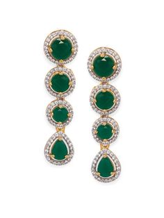 This jewellery set consists of a necklace and a pair of earringsGold-toned and green gold-plated necklace, has emerald stone and white crystal stone detail, secured with a hook closureA pair of matching drop earrings, secured with a post-and-back closure. Size & Fit Size :Necklace length: 11.2 cmEarrings length: 4.6 cm Material & Care BrassWipe with a clean dry cloth Dispatch within 7 days Elegant Drop Earrings With Stone Setting, Elegant Gold Plated Green Jewelry Sets, Elegant Green Gold Plated Jewelry Sets, Elegant Green Gold-plated Jewelry Sets, Gold Plated Green Jewelry With 17 Jewels, Green Jeweled Earrings For Formal Occasions, Elegant Jeweled Green Emerald Necklace, Formal Green Plated Jewelry, Hand Set Emerald Drop Earrings