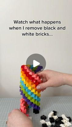 82K likes, 289 comments - thomas_little_brick_builder am April 10, 2024: "How to transform Lego vase into a rainbow! 🌈 🌤️ 🌸 #legoreels #legovase #rainbowvase #makearainbow #legovasebuilding #legoreel #lovelego #legohack #legotutorials #legolover #diyrainbow #rainbowart #rainbowartwork #legodesign #legoart #legobuilder #legophotography #legophotographer #legocollection #legocollector #legoaddict #legobotanical #legoflowers #legoenthusiast #legorainbow". Lego Builds Ideas Easy, Simple Lego Ideas To Build, Practical Lego Ideas, How To Make A Lego House, Cool Things To Make With Legos, Leftover Lego Ideas, Lego Tower Ideas, Lego Ship Instructions, Lego Cool Ideas