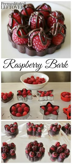 raspberry bark is an easy dessert recipe for valentine's day or any special occasion