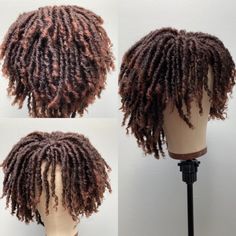 Short Dreadlock Twist Synthetic Wigs Afro Curly Hair Wig Full Wig Natural Black Heat Resistant Synthetic Dreadlock Wig Dreadlock Wigs Twist Curly African Wig Wig Cap: Medium Size 20"-22" 2 Adjustment Straps. Can Be Adjusted To Fit Most Of The Heads Can Be Used For Daily, Theme Party, Cosplay, Christmas Or Any Other Occasion T1b/30 Twist Wigs, Faux Dreadlocks, Short Twist, Dreadlock Wig, Short Twists, Crochet Wig, Halloween Wigs, Cosplay Hair, Short Braids