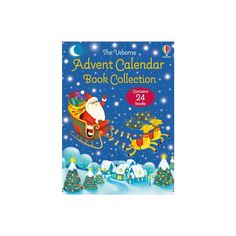 the usbomee advent calendar book collection with santa claus and his sleigh