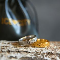 Ice City's Roman Numeral Wedding Band is the perfect accessory for men seeking stylish summer jewelry. Available in gold and steel finishes, these rings are crafted from high-quality material, ensuring durability and lasting shine with minimal maintenance. The 6mm band width adds a classic touch to any outfit, making it a versatile choice for daily wear or special occasions. Available in US sizes 6-12.. Jewelry Care: Store in a clean, dry place. Do not wear in water or during sports activities. Luxury Men's Polished Dome Ring, Luxury Gold Tarnish Resistant Men's Ring, Luxury Stackable Men's Yellow Gold Ring, Gold Roman Numeral Ring, Luxury Yellow Gold Stackable Men's Ring, Moon Ring, Jewelry Care Instructions, Roman Numerals, Steel Ring