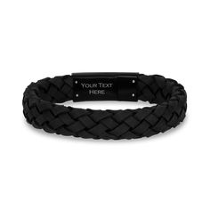 We know that there is many simple black leather bracelets for men out there, but the hard thing is finding a high quality one that lasts. Our leather bracelet is Italian made and has a black matte stainless steel clasp. Perfect for everyday wear. Product DetailsWidth: 12 mmThickness: 5 mmFinish: Matte Leather Bracelets For Men, Black Leather Bracelet, Anniversary Dates, Engraved Bracelet, Mens Black Leather, Leather Bracelets, Black Braids, Husband Love, Black Matte