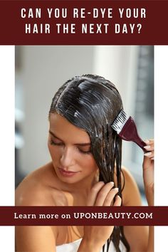 How long should you wait before re-dying your hair? And can you re-dye your hair the next day? #hair #hairdye #haircolor #redyehair Diy Hair Masks, Natural Mask, Hair Mask For Damaged Hair, Diy Hair Color, Long Healthy Hair, Hair Masks, Diy Hair Mask, Diy Simple, Hair Remedies