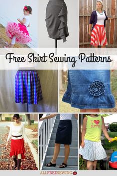 free skirt sewing patterns from allfreesewing com, including skirts and skirts for women