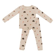 Your mini has grown so fast! Although she is no longer layette-sized, you can still dress her in the same super soft, all-natural bamboo rayon you both love. Our oh-so-adorable toddler pajamas include a long-sleeved top and matching pants. They're perfect for story-time cuddles! 97% Rayon made from Bamboo, 3% Spandex Breathable material Designed for sensitive skin Womens Matching Sets, Long Sleeve Pajamas, Baby Wishlist, Kyte Baby, Holiday Wishlist, Diaper Bag Accessories, Jogging Stroller, Toddler Pajamas, Bag Hanger