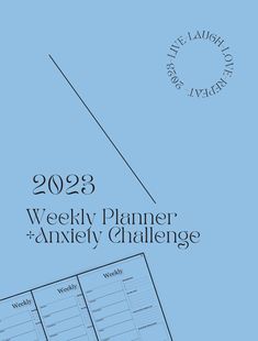 Say no more to organizational problems (especially for us adhd folk) with my simply, easy to use and NON- overwhelming weekly planner for 2023! A lot of us struggle with social anxiety in this incredibly demanding world, requiring us to be in situations that can be overwhelming. A little known fact is that it's BETTER to face anything that scares us; head on. Included in this package is a no-nonsense 52 week page planner, on a relaxing and tranquil Sky blue (reminding you that EVERYTHING is okay Everything Is Okay, Say No More, Positive Results, Baby Steps, Fun Challenges, Planner Template, Weekly Planner, Digital Planner, Stationery Design