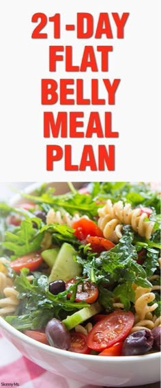 21 day meal plan to get a flat belly that's bikini ready! #recipes Flat Belly Meal Plan, Ready Recipes, 21 Day Meal Plan, Day Meal Plan, Resep Diet, Flat Belly Diet, Week Diet, Idee Pasto Sano