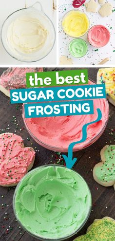 the best sugar cookie frosting recipe you'll ever make with just 3 ingredients