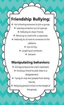 Bullying and manipulative behaviors Relational Aggression, Friendship Skills, Elementary School Counseling, Teaching Social Skills, Social Thinking, School Social Work, Counseling Activities, Office Setting, Counseling Resources