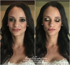 Bel-Air Bay Club Wedding | Raquel and Elliot | Bride Makeup and Hair >> By Angela Tam | Celebrity Makeup Artist and Hair Team Bride Makeup And Hair, Indian Wedding Bride, Event Makeup, Bridal Makeup Wedding, Dramatic Makeup