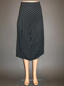 This skirt represents your inner "Gwen Stefani," Love it! Striped Fitted Long Skirt, Striped Fitted Midi Skirt, Hamden Connecticut, Boo Radley, Dupatta Designs, Planet Clothing, Flax Clothing, Kedem Sasson, Mall Outfit