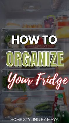 Learn how to organize your fridge with the best fridge organization essentials to organize your fridge and stop wasting food Organizing Fridge Ideas, How To Organize Fridge, Organizing Fridge, Fridge Organization Hacks, Fridge Ideas, Fridge Organized, Best Fridge, Hacks And Tips