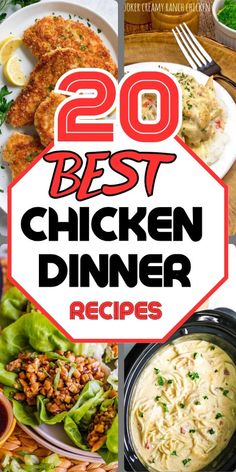 the top 20 best chicken dinner recipes