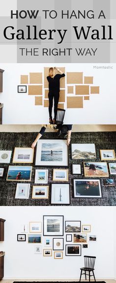 an instagram page with pictures on the wall