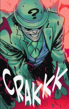 an image of a man in a green suit and hat with the words crakk on it