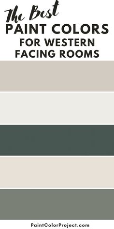 the best paint colors for western facing rooms