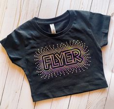 This sparkle spangle Flyer crop is perfect for practice or everyday wear. Super Sparkly!