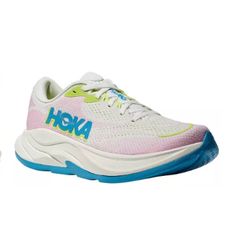 Hoka Women's Rincon 4 Running Shoes Color: Frost/Pink Twilight Shoe Width: Medium/B Upgraded Foam Provides Better Rebound While Increasing Longevity Updated Injected Eva Midsole Offers Long-Lasting Comfort Increased Stack Height Provides Even More Cushion Than Before Best For: Everyday Run Weight: 6.81 Oz Heel-To-Toe Drop: 5.00 Mm Pink Breathable Running Shoes For Light Exercise, Pink Breathable Sneakers For Light Exercise, Pink Sneakers With Cushioned Footbed For Light Exercise, Pink Cushioned Sneakers For Light Exercise, Pink Sneakers For Light Exercise With Cushioned Footbed, Pink Running Shoes For Light Exercise With Boost Midsole, Pink Running Shoes With Cushioned Footbed For Light Exercise, Pink Low-top Running Shoes For Light Exercise, Pink Lace-up Running Shoes For Light Exercise