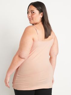 Our First Layer cami tops are fitted, fabulous, soft.  Great outfits start here ➡️ Adjustable spaghetti straps.  Scoop neck.  Soft-washed, lightweight cotton jersey, with comfortable stretch.  Longer tunic length.  @modelsizes 5’9":S | 5'7":L | Daywear Camisole With Built-in Bra And Scoop Neck, Summer Camisole With Adjustable Wide Straps, Feminine Tank Top With Adjustable Straps For Daywear, Casual Scoop Neck Camisole With Delicate Straps, Summer Tops With Adjustable Straps And Straight Neckline, Feminine Stretch Scoop Neck Camisole, Stretch Scoop Neck Camisole With Adjustable Straps, Feminine Stretch Camisole With Scoop Neck, Casual Camisole With Delicate Straps And Scoop Neck