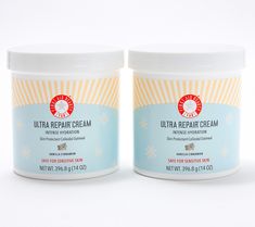 Feel great in the skin you're in with First Aid Beauty Ultra Repair Cream in a set of two -- one for self-care and one to share! This super emollient moisturizer helps provide immediate and long-term relief for dry skin (thanks a lot, winter weather) and temporarily helps relieve minor irritation and itching due to eczema. Ultra Repair Cream has earned the seal of approval from the National Psoriasis Foundation. With winter on its way, be sure to keep this cold-weather must-have handy.\n\nHow do Ultra Repair Cream, Seal Of Approval, First Aid Beauty, Cinnamon Vanilla, Repair Cream, Pink Grapefruit, Winter Weather, Free Prints, Face Cleanser