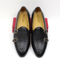 Step into the epitome of elegance and sophistication with our Suave Leather Monk Strap Wedding Loafers. Crafted with the finest quality GENUINE LEATHER, these loafers are designed to make a lasting impression. Made from luxurious Cow Leather, the upper material ensures durability and a sleek appearance, while the soft and supple Sheepskin lining provides a plush feel against your skin. Elevate your outfit to new heights and leave a lasting impression with these exquisite loafers. Experience the Classic Slip-on Leather Wedding Shoes, Luxury Flat Heel Slip-ons For Formal Occasions, Elegant Fitted Moccasins For Formal Occasions, Elegant Fitted Flat Heel Dress Shoes, Leather Dress Shoes With Flat Heel For Wedding, Elegant Fitted Slip-on Flats, Elegant Slip-on Tassel Loafers With Rubber Sole, Formal Closed Toe Slip-ons With Leather Sole, Elegant Formal Slip-on Moccasins