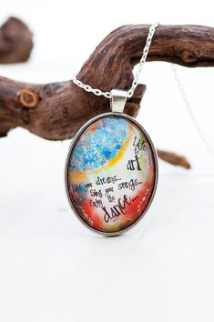 Art Pendant Jewelry, Art Teacher Gift, Gifts For Artists, Artist Gift, Art Quotes, Quote Art, Boho Jewellry Necklace, Inspirational Quote Handmade Artistic Art As A Gift, Handmade Artsy Art Gift, Handmade Artsy Art For Gift, Awesome Necklaces, Girly Items, Gifts For Artists, Life Is Art, Art Teacher Gifts, Amazing Finds