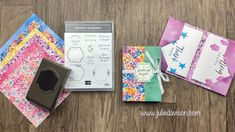 👀 Stampin' Up! Sneak Peek: Bloom Impressions Notecard Holder | 12 Days of Christmas: Day 4 - YouTube