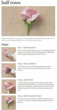 instructions for how to make an artificial flower with fake flowers in the shape of roses