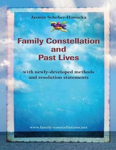 a book cover with the title family constellation and past lives