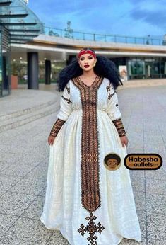 Embrace the timeless beauty of Ethiopian and Eritrean tradition with this stunning Kemis dress, handcrafted with intricate designs and attention to detail. 🌿✨  Perfect for weddings, cultural celebrations, graduation or special occasions, this dress reflects the rich heritage of the Habesha people. Made from high-quality fabric, it combines elegance with comfort for the perfect look. 👗 Features: - Authentic handwoven Ethiopian/Eritrean traditional design - Soft, breathable fabric for all-day co Eritrean Dress, Habesha Dress, Habesha Kemis, Cultural Celebration, Cultural Events, Intricate Designs, Dress Clothes For Women, Traditional Dresses, Traditional Design