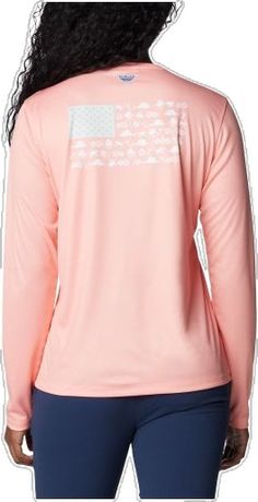 Shirt For Ladies, Pink Fish, Red Lily, Love America, Saltwater Fish, American Flag Print, Rain Gear, Stay Fresh, Fishing Outfits