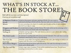 an old book store advertisement with the text what's in stock at the book store?