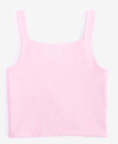 in stock Pink Tank, Pink Tank Top, Cropped Tank Top, Crop Tank, Square Neck, Pick Up, In Store, Buy Online, Tank Top