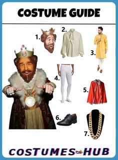 costume guide for men from the wizard's palace to king learn's castle