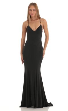 Jocie Open Back Maxi Dress in Black Prom Dresses Tight Fitting, Long Tight Dress, Backless Gowns, Prom Dresses Tight, Prom Night Dress, Black Plain Dress, Black Backless Dress, Long Halter Dress, Backless Long Dress