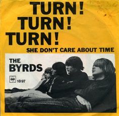 an advertisement for the byrds on yellow paper