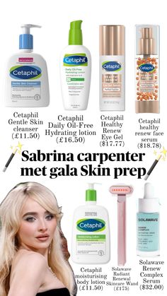 Sabrina carpenter skin prep #makeup #skincare #sabrinacarpenter #beauty Prep Makeup, Sabrina Carpenter Makeup, Oil Free Cleanser, Cleanser For Combination Skin, Gentle Skin Cleanser, Skin Prep, Eye Gel, Celebrity Makeup, Makeup Skincare