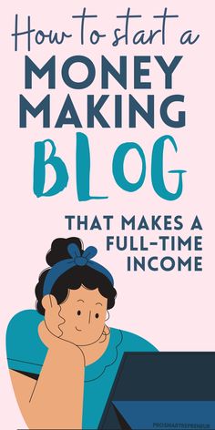 start a blog (blogging) Start A Blog To Make Money, Blogging Income, Blogging For Money, Making Money Blogging, Social Media Jobs, Financial Education, Online Work