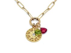 This stunning handmade pendant is the perfect gift for Mother's Day! The sparkle and beauty of this pendant are hard to capture in a photos or and video. You will be amazed when you open your gift box! 💕 Description- Gold plated brass pendant: 0.79" (20mm)- Small clear CZ stone - LINK clasps and chains sold separately Add one or more tiny birthstones! Your browser does not support our video. Effortless Style. Every Day. Our GuaranteeWe want you to be completely happy with your purchase. If you Treasure Box, Bright Gold, Treasure Boxes, Brass Pendant, Handmade Pendant, Handmade Pendants, Cz Stone, Mother Day Gifts, Effortless Style