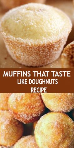 muffins that taste like doughnuts recipe